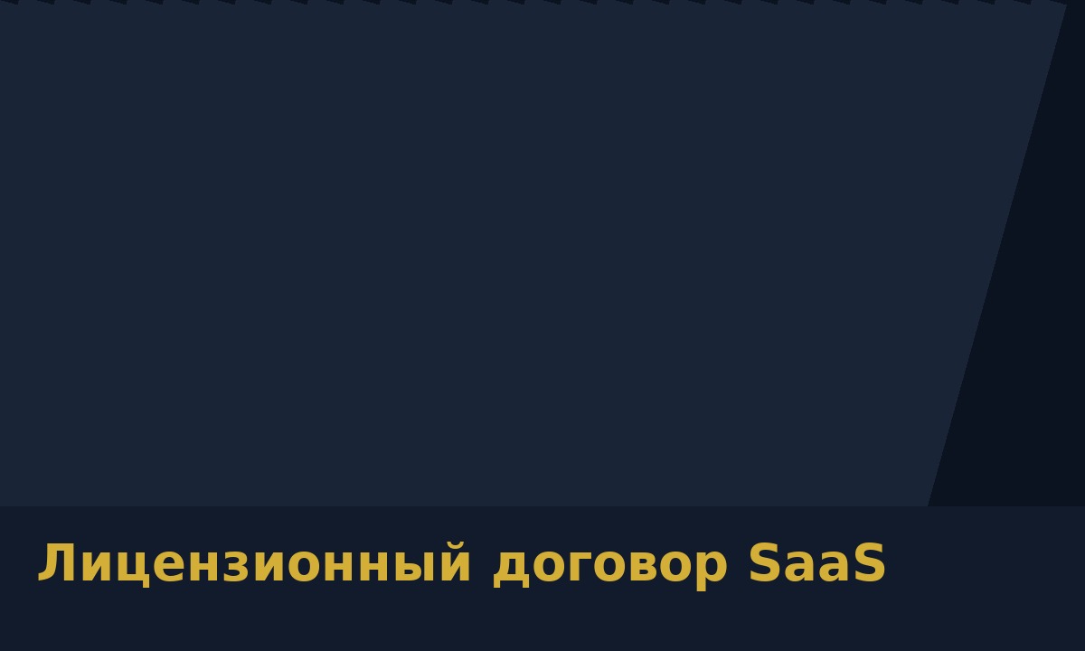 Лицензионный договор SaaS